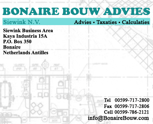 Bonaire Bouw, Siewink Business Area Kaya Industria 15A Bonaire, The Netherlands Antilles (Dutch caribbean)